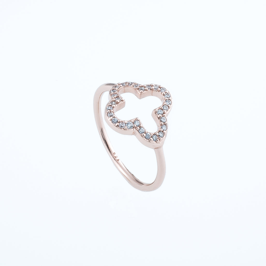 Ring mit Glücksbringer Klee