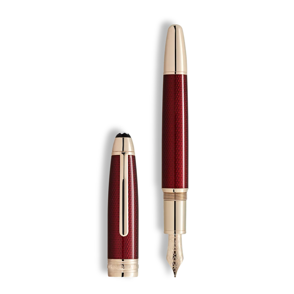Premium Luxusfüllfeder Montblanc Meisterstück Solitaire Golden Hour burgunderrot goldbeschichtete Beschläge Golden-Hour-Schreibgerät kaufen bei Montblanc Boutique in Kitzbühel Tirol