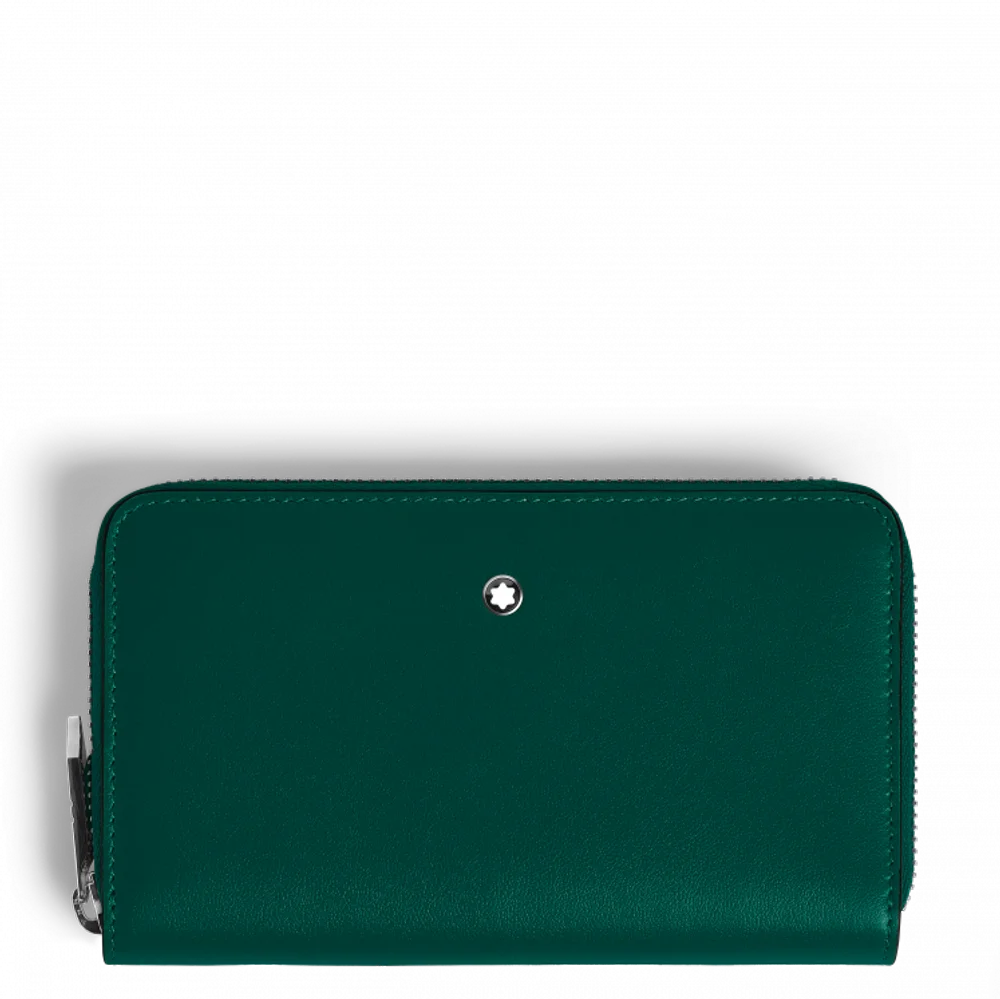 Montblanc Leder Geldbörse 12cc Malachitgrün perfekt für zahlungskräftige Kundschaft die Luxusmarken liebt jetzt online sicher bestellen