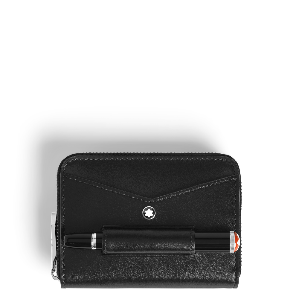 Luxus Mini Geldbörse Montblanc Meisterstück schwarz für zahlungskräftige Kundschaft die auf exklusive Marken setzt jetzt online sicher bei Boutique Kitzbühel bestellen
