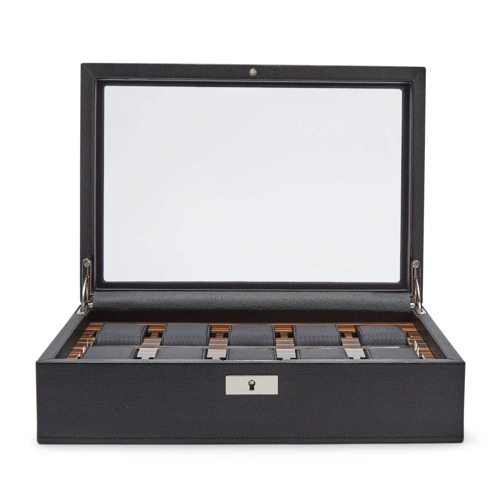Premium Roadster Uhrenbox 10 Uhren – exklusive Sammlerbox, luxuriöse Ausstattung mit samtweichem Innenfutter, perfekte Choice für Haute Horlogerie Kollektionen, erhältlich bei Juwelier und Goldschmied Schroll in Kitzbühel Tirol oder online.