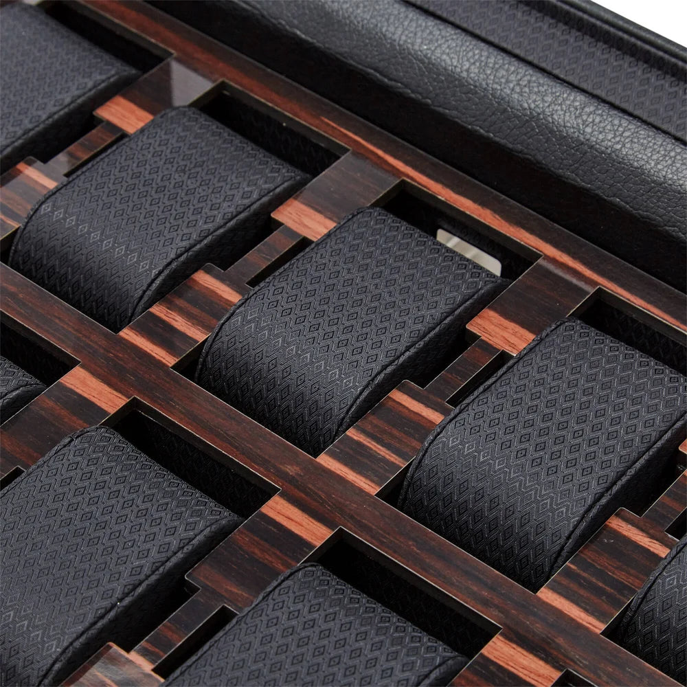 Roadster Box für 10 Uhren und eine Schublade schwarz