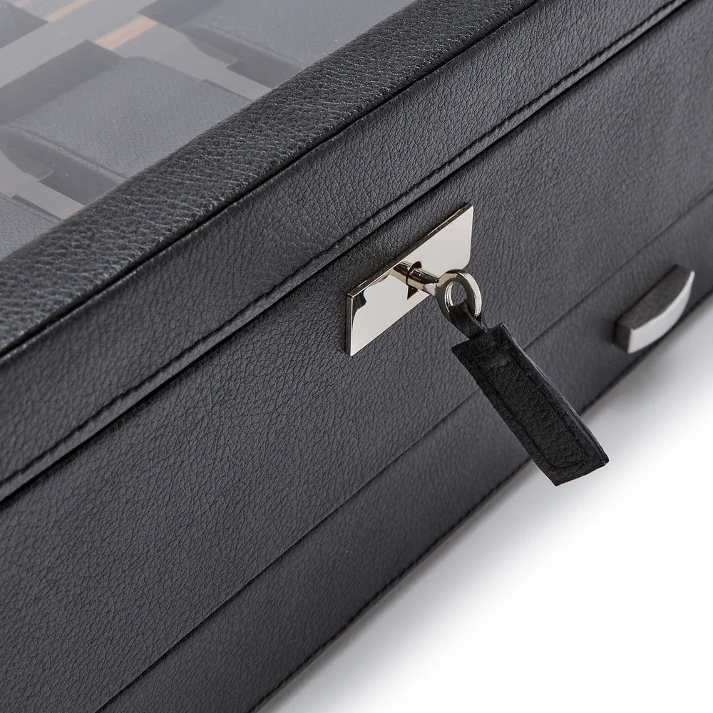 Roadster Box für 10 Uhren und eine Schublade schwarz