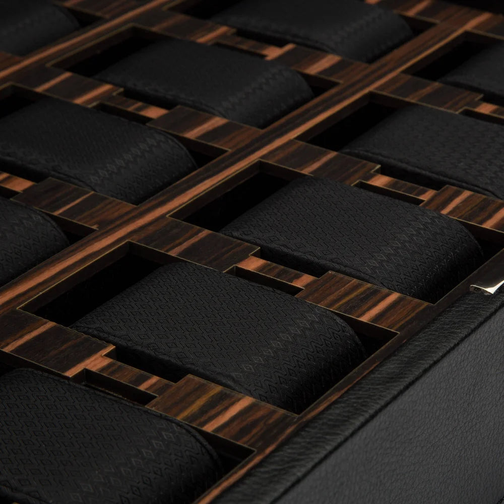 Roadster Box 15 Uhren – hochwertige Uhrenaufbewahrung für Herren, exklusives Design, optimale Sicherheit und Organisation für luxuriöse Uhrensammlungen, erhältlich bei Juwelier und Goldschmied Schroll in Kitzbühel Tirol oder online.