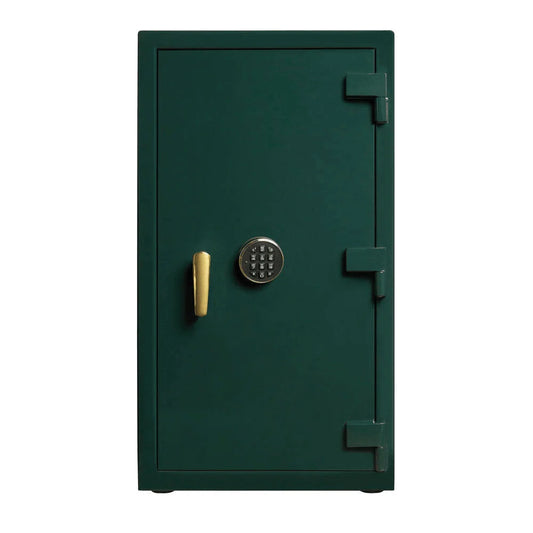 Atlas Tresor mit eingebauten Uhrenbeweger für 12 Uhren gruen