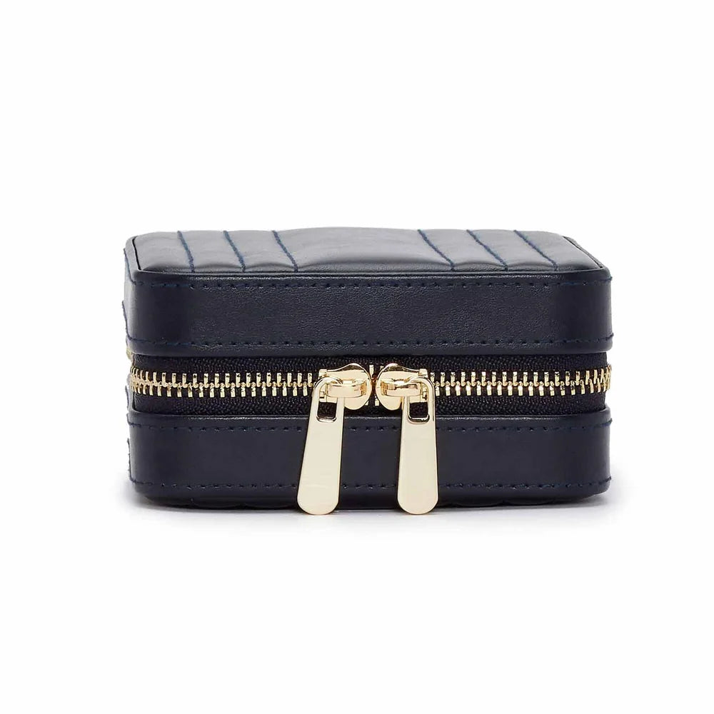 Maria kleiner Schmuckkoffer mit Zip marineblau