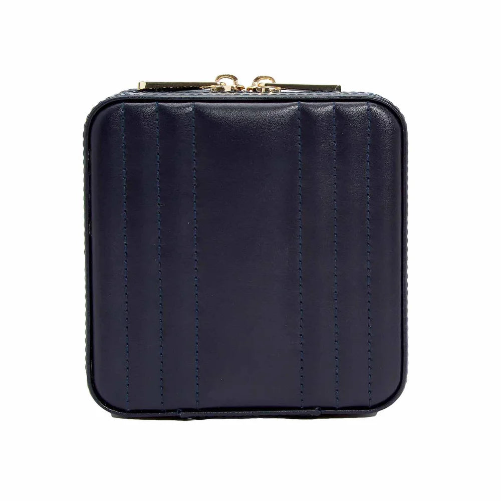 Maria kleiner Schmuckkoffer mit Zip marineblau