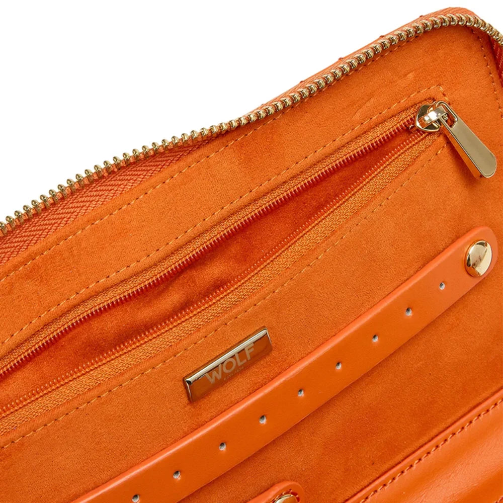 Maria Reiseetui mit Zip mandarine