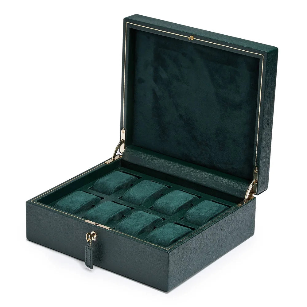 Uhren Box für 8 Uhren gruen
