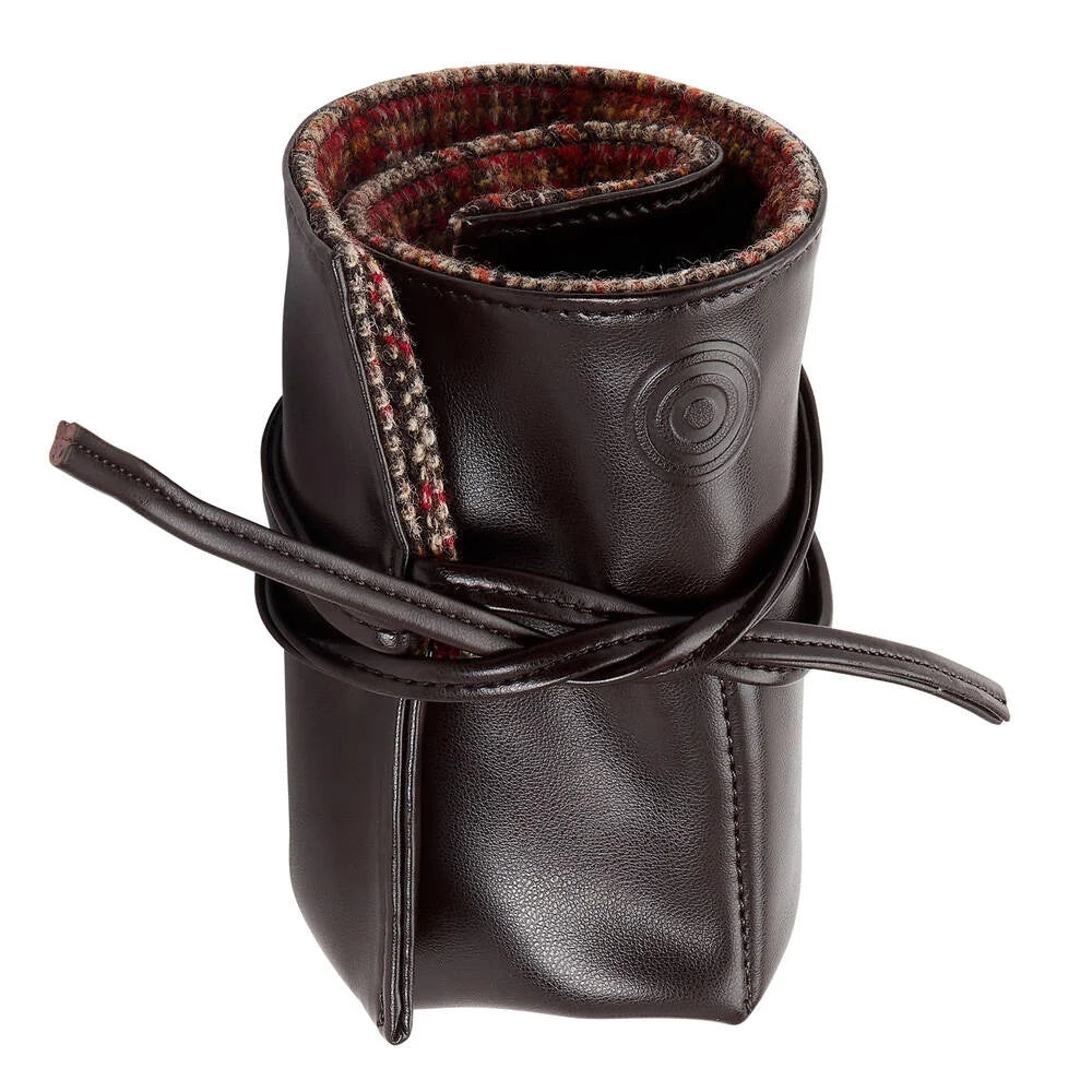 WOLF x WM Luxus-Uhrenrolle Braun – edles Statement-Accessoire, handgefertigt aus feinsten Materialien, sichere und elegante Präsentation für Premium-Zeitmesser auf Reisen, erhältlich bei Juwelier und Goldschmied Schroll in Kitzbühel Tirol oder online.