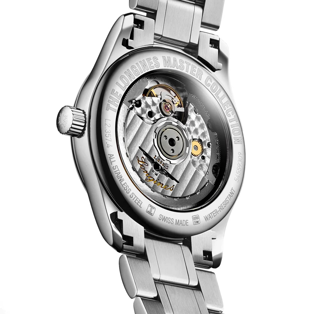 Schweizer Damenuhr Longines Master Collection 34 mm – Automatik, Luxus, zeitlose Eleganz bei Juwelier Schroll in Tirol