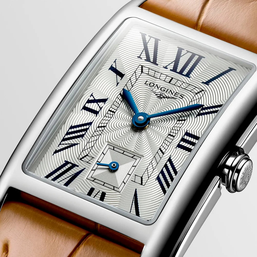 Longines Damenuhr DolceVita – Beige, Schweizer Präzision, edles Design, original kaufen bei Juwelier Schroll in Tirol