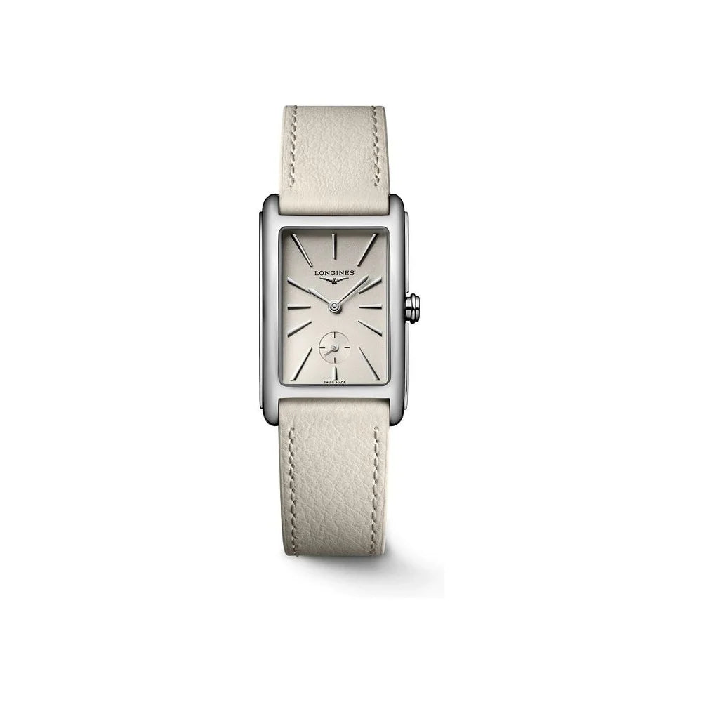 Longines DolceVita Weiß – Luxus Damenarmbanduhr, Edelstahl, zeitlose Eleganz bei Juwelier Schroll in Tirol