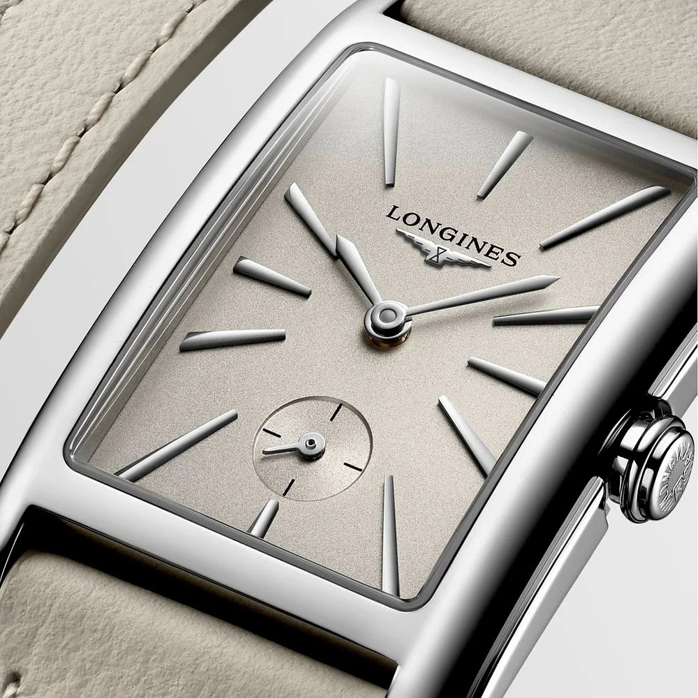 Longines Damenuhr DolceVita – Weiß, Schweizer Präzision, edles Design, original kaufen bei Juwelier Schroll in Tirol