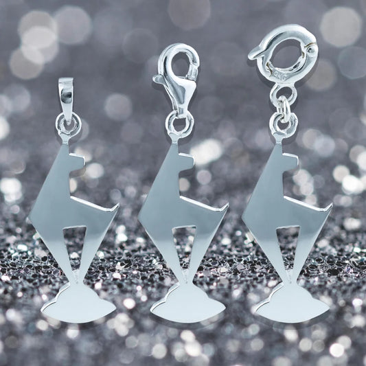 KitzSpirit® Walde Gams Anhänger – 925 Sterling Silber – 3 Größen