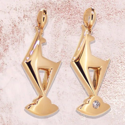 TC Gams Kitz Anhänger • 750 Roségold • 2 Größen