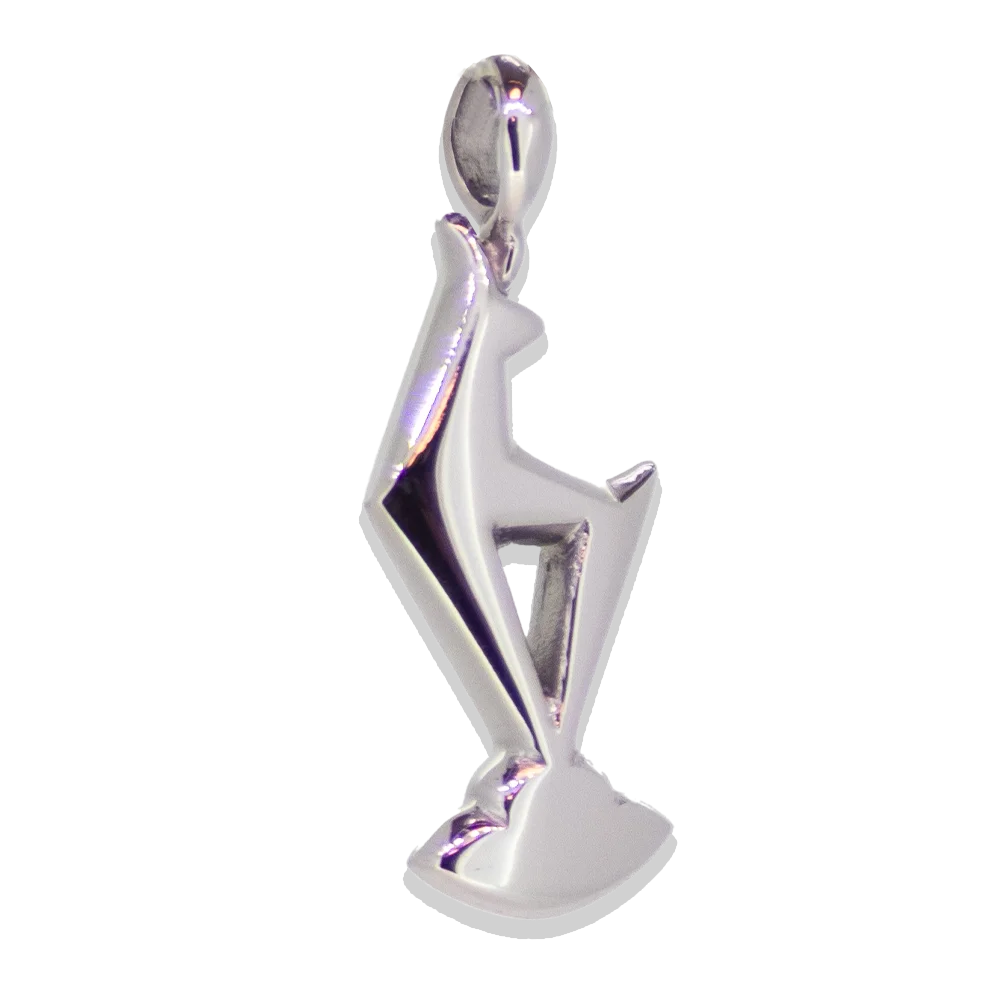 TC Gams Kitz Anhänger • 750 Weißgold • 2 Größen