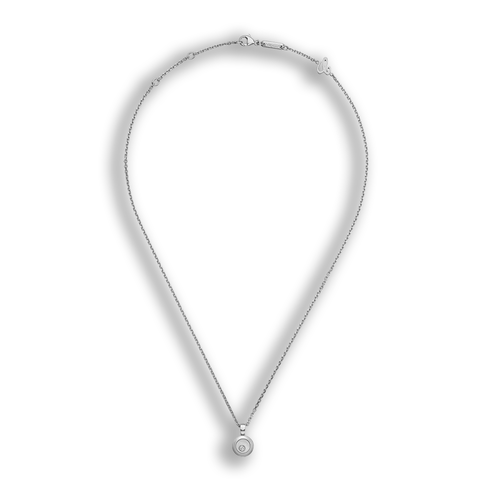 Happy Diamonds Icons Anhänger• ethisches Weissgold • voll eingefasst
