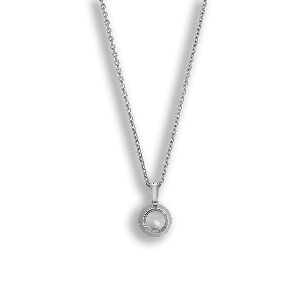 Happy Diamonds Icons Anhänger• ethisches Weissgold • voll eingefasst