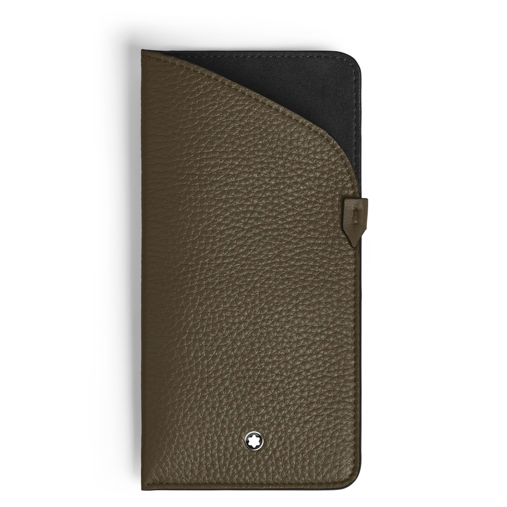 Montblanc Brillenetui aus Grain Leder in Khaki online kaufen