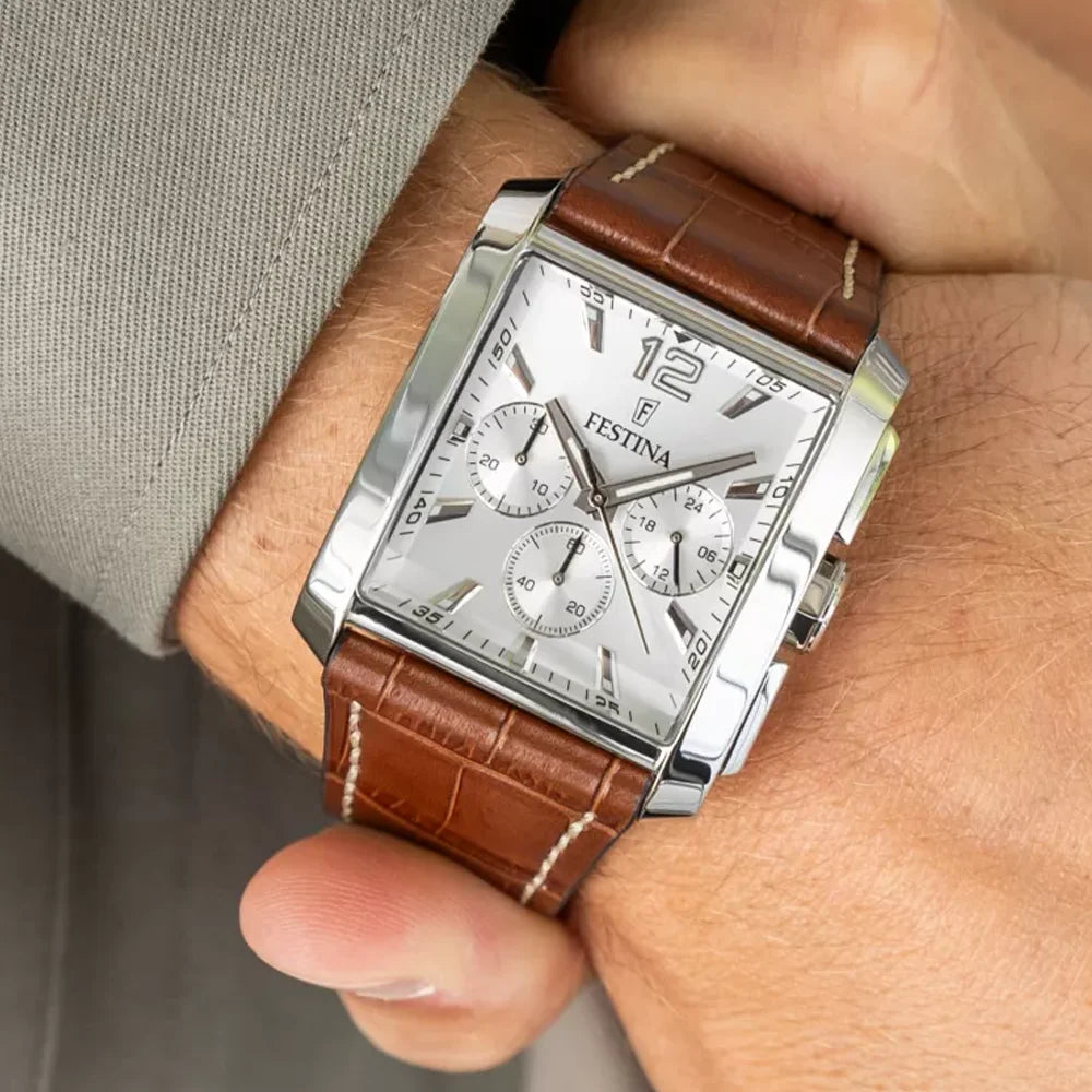 Festina F20636/1 – Exklusive Armbanduhr für Herren, Edelstahlgehäuse, Mineralglas, perfekter Begleiter für Business und Freizeit