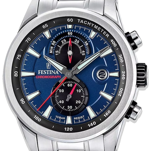 Festina Timeless Chronograph Herren F20694/5 Blau