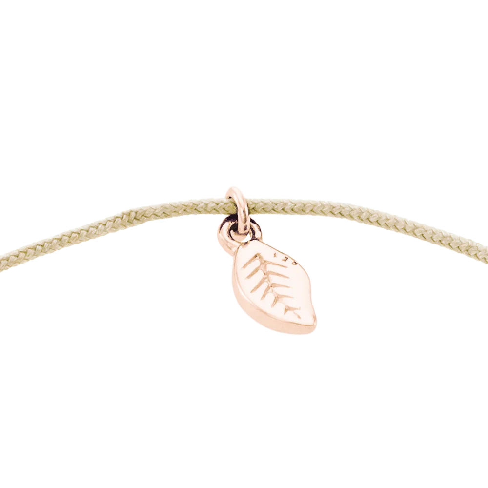 KitzSpirit© Glücksarmbändchen mit Buchstabe Roségold vergoldet