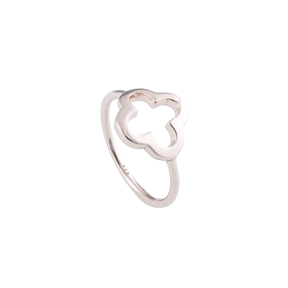 Designer Glücksring mit Kleeblatt-Motiv – hochwertiger Roségoldring, exklusives Accessoire für Glücksmomente und besondere Anlässe, erhältlich bei Juwelier Schroll Tirol