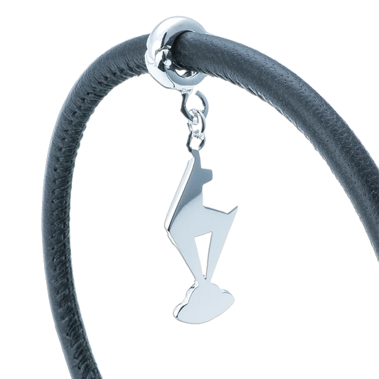 KitzSpirit© Nappaleder Armband einfach mit KB Gams Schwarz