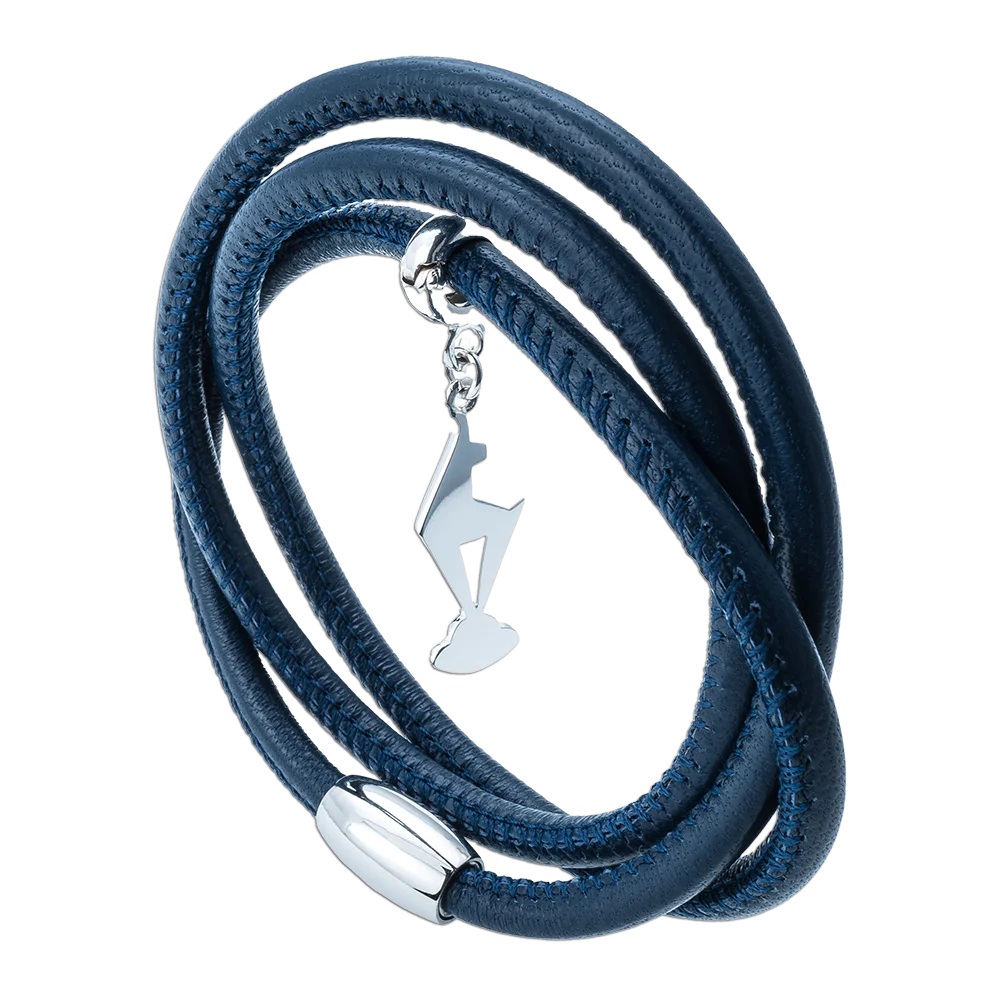 Nappalederarmband taupe Kitzbühel Gams Silber Juwelier Schroll als Geschenk aus Tirol kaufen
