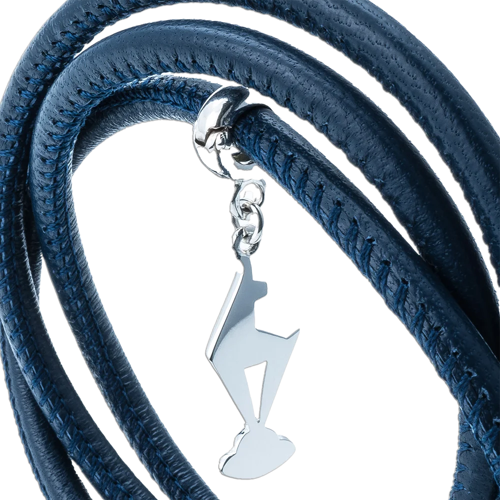 Dreifach Lederarmband mit Magnetschließe taupe Kitzbühel Gams Silber exklusiv bei Juwelier Schroll
