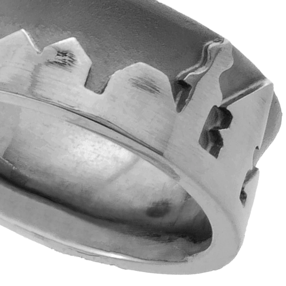 Kitzspirit® KB Ring – 925er-Sterling-Silber – Gams und Stadt Kitzbühel Design