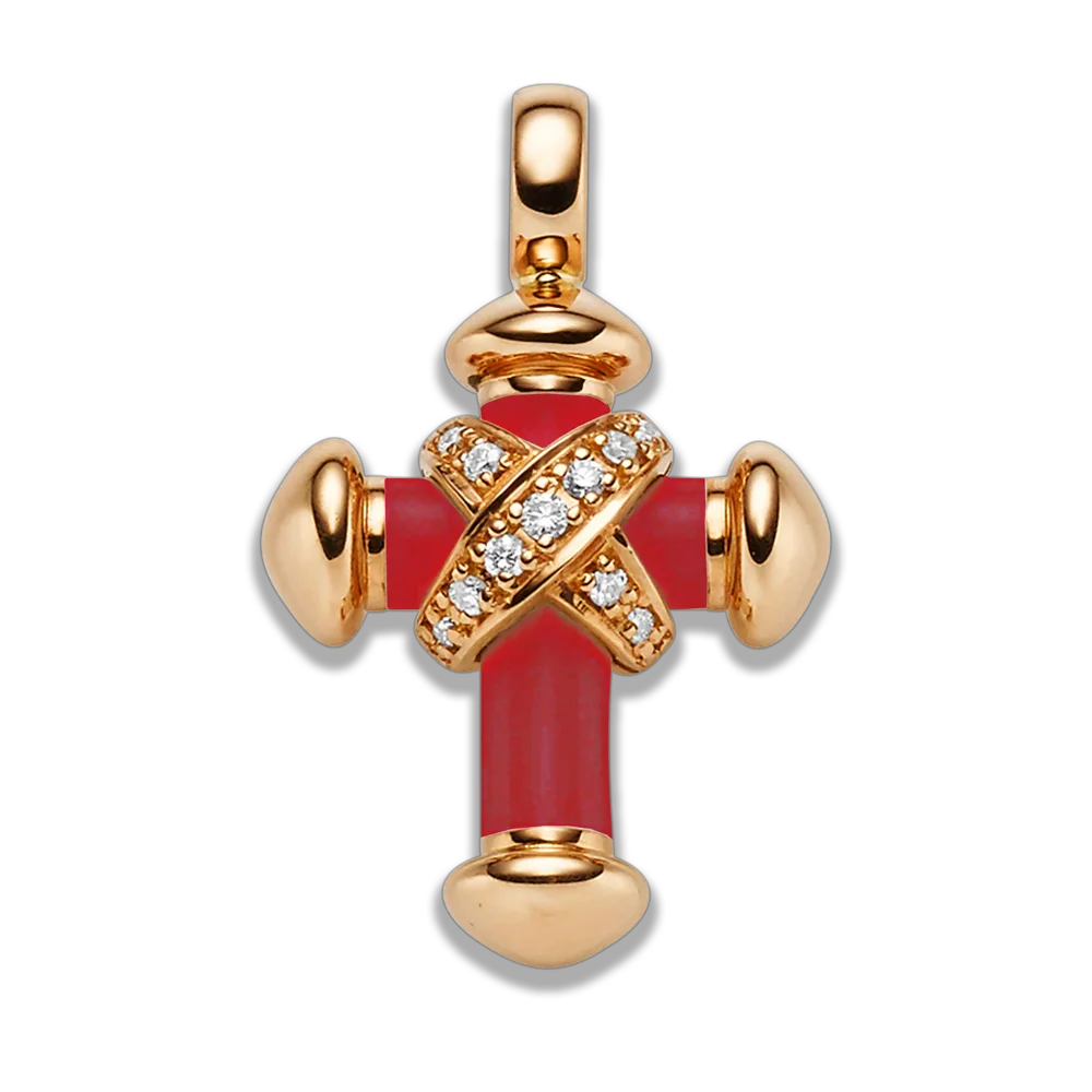 Crosses – Leo Wittwer Kreuz Kaltemaille rot