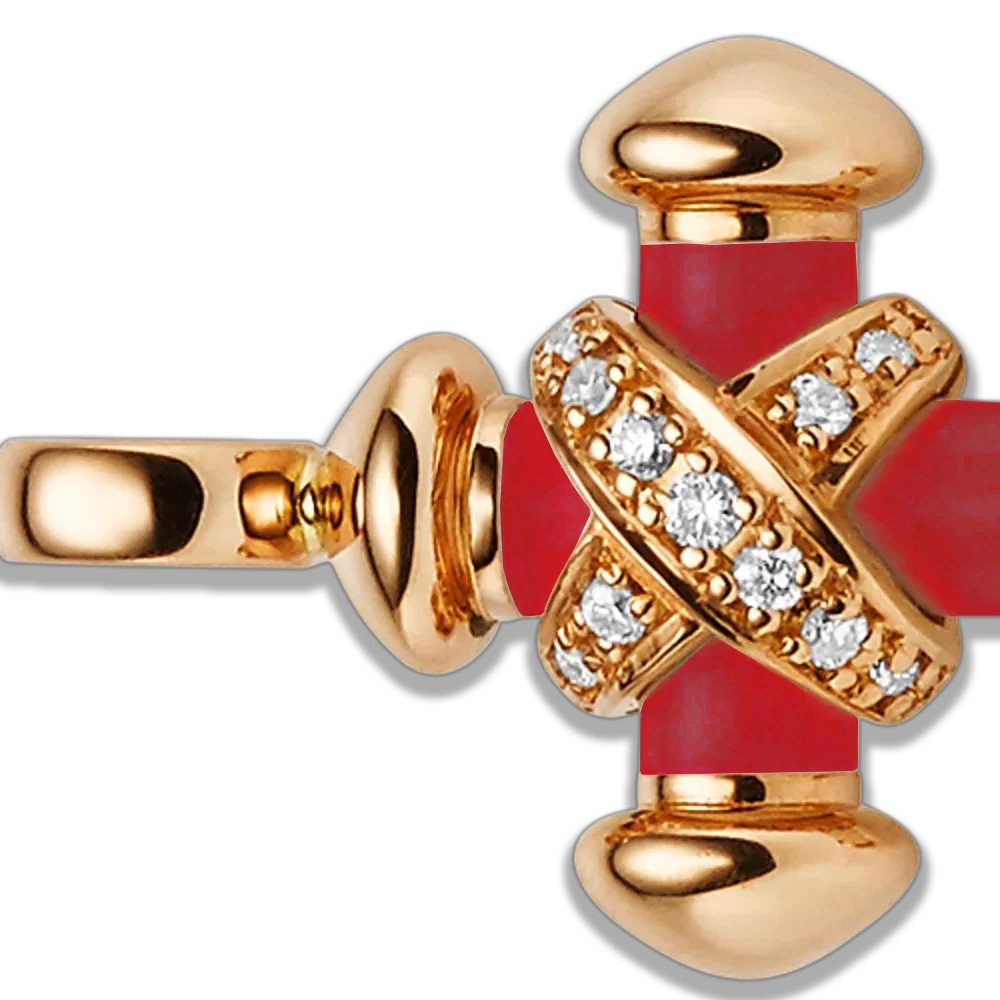 Crosses – Leo Wittwer Kreuz Kaltemaille rot