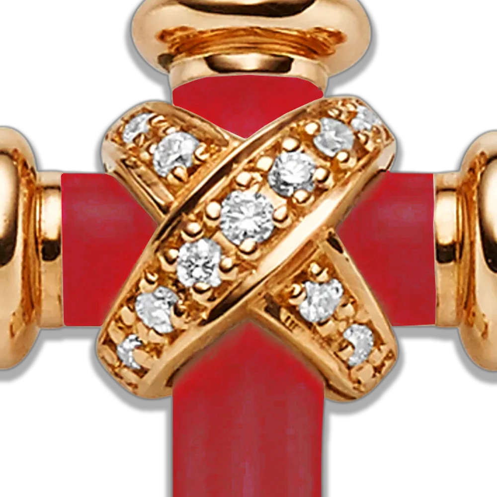 Crosses – Leo Wittwer Kreuz Kaltemaille rot