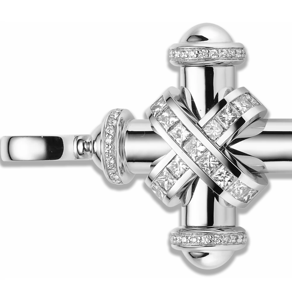 Crosses – Anhänger Weißgold · Diamanten