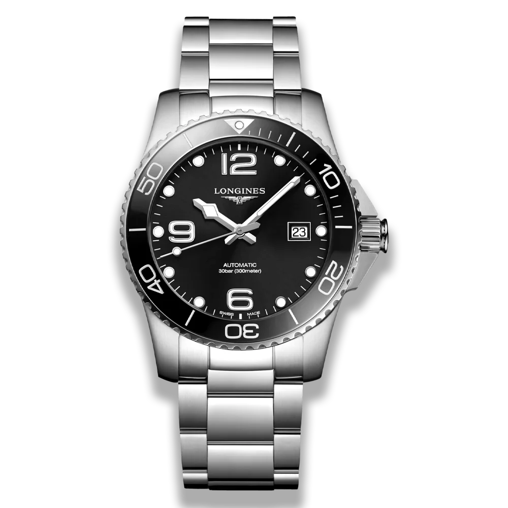 Longines HydroConquest Kollektion schwarz