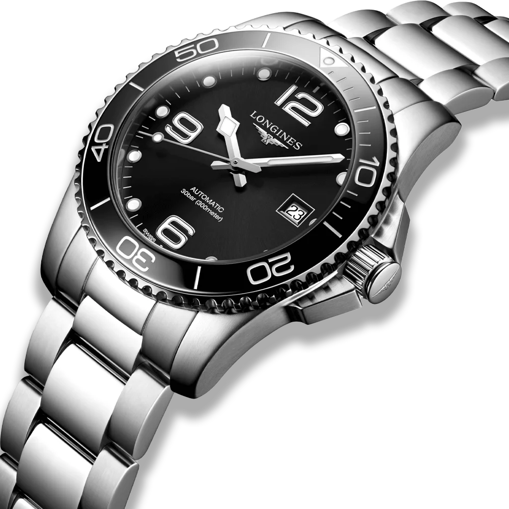 Longines HydroConquest Kollektion schwarz