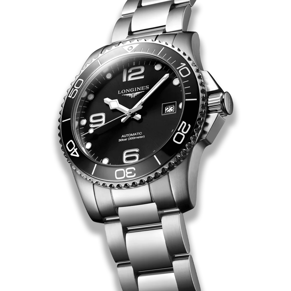 Longines HydroConquest Kollektion schwarz