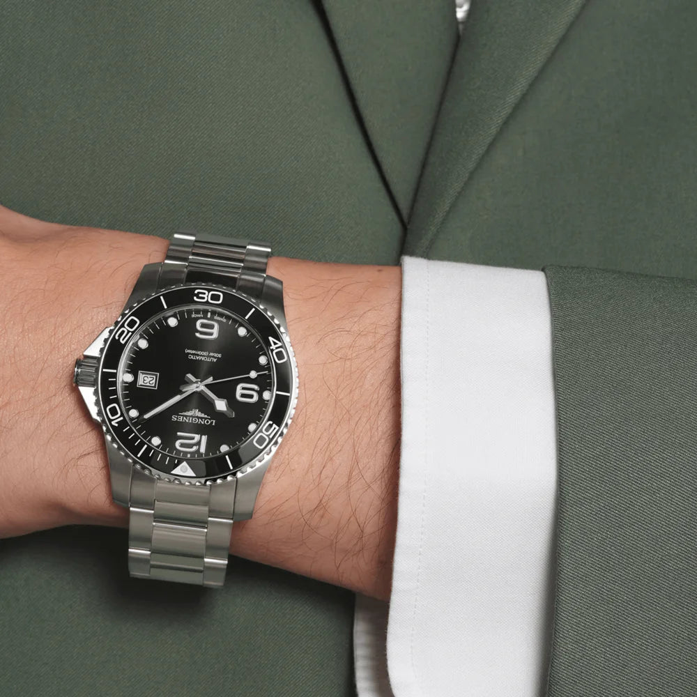 Longines HydroConquest Kollektion schwarz