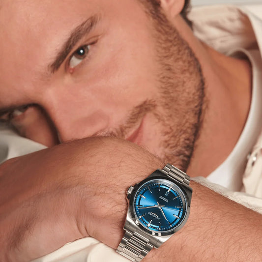 Longines Conquest blau