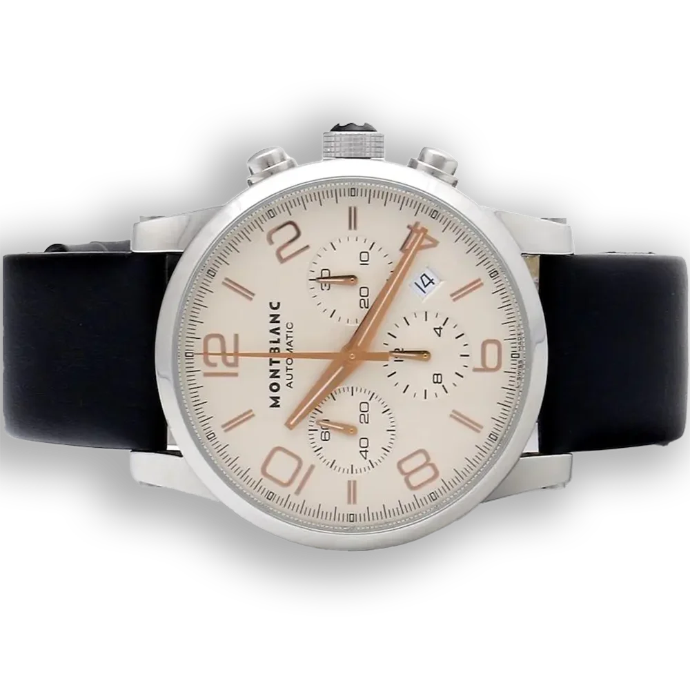 Montblanc Timewalker Automatik Silber Test & Erfahrungen – Luxus Herrenuhr, Edelstahl, Lederarmband, Premium Service bei Montblanc Boutique Kitzbühel