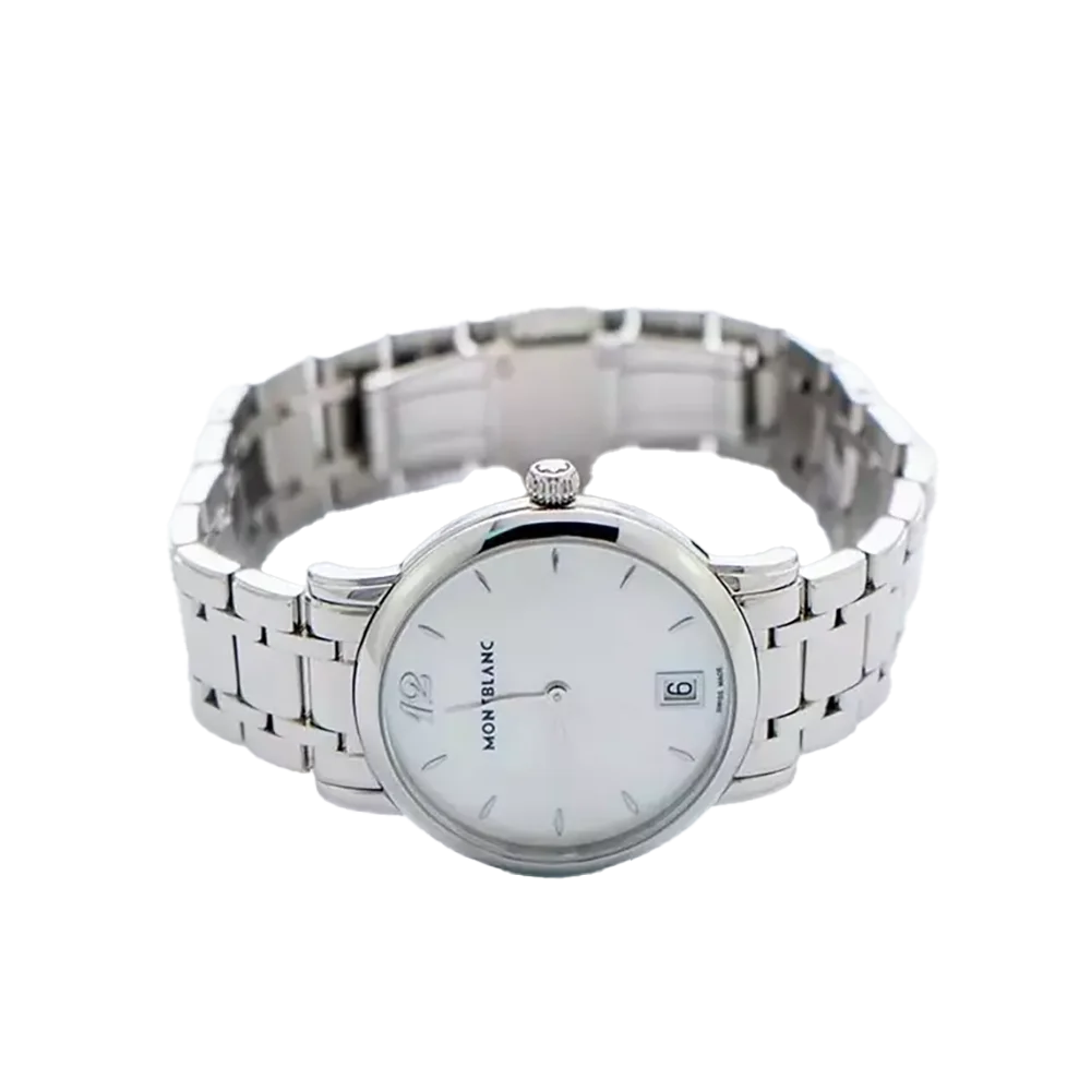 Montblanc Star Quarz Weiß 37 mm – welche Luxus Damenuhr passt zu Business-Outfits? Jetzt Premium Modell bei Montblanc Boutique Kitzbühel entdecken