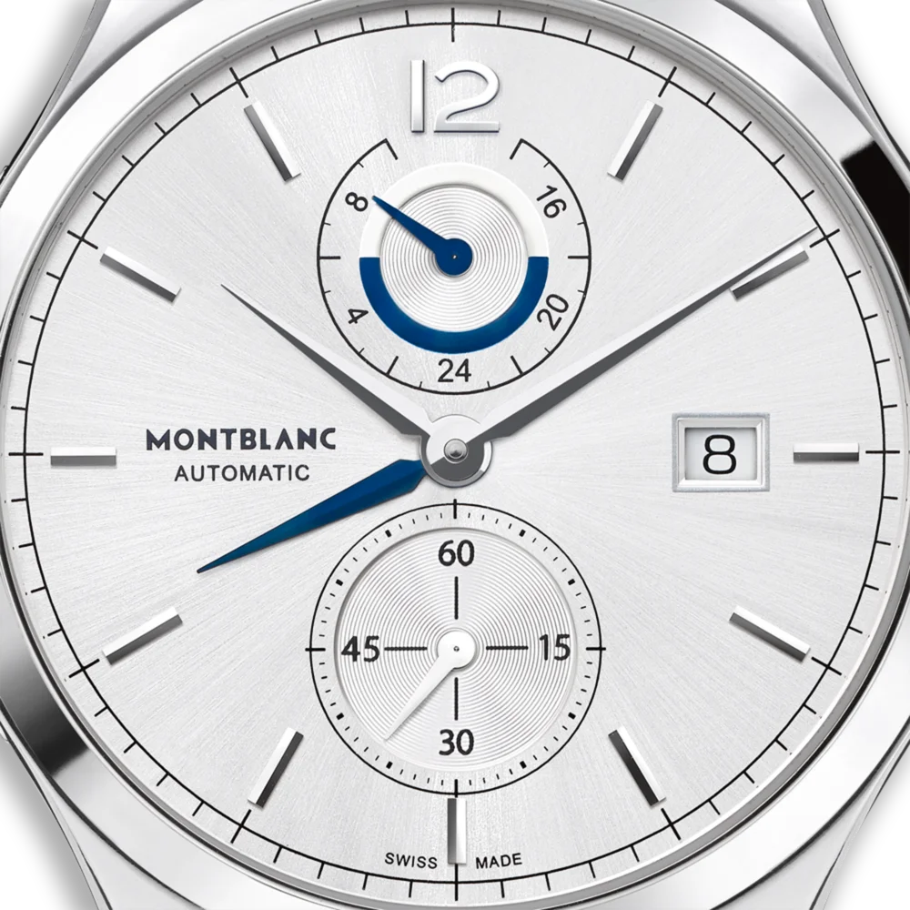 High-End Montblanc Heritage Dual Time – Edelstahlarmband, Automatikwerk, luxuriöse Herrenuhr für Vielreisende, exklusiv bei Montblanc Boutique Kitzbühel