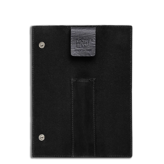 Montblanc® Meisterstück Selection Lizard Etui für 1 Schreibgerät mit Druckknopf Grau