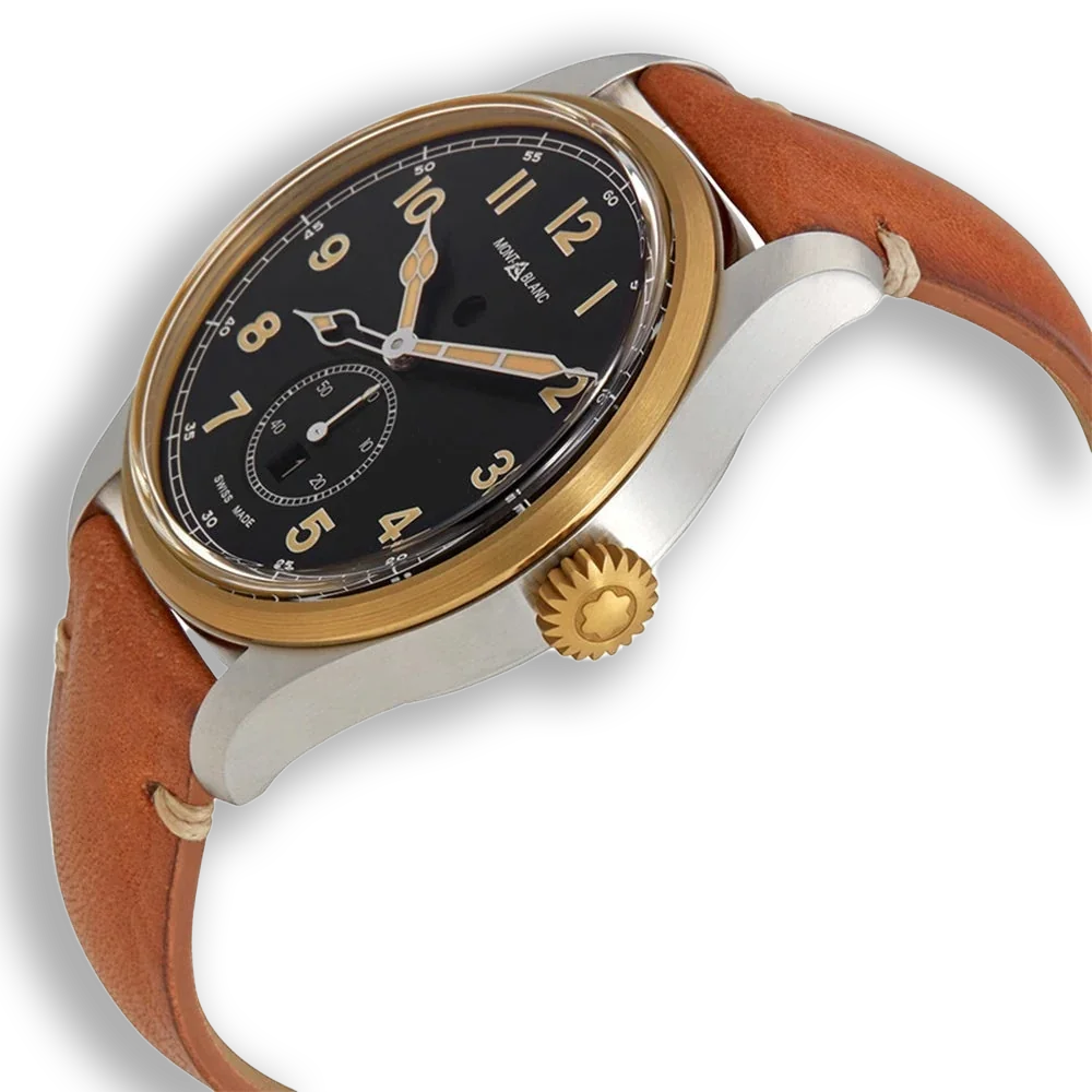 Montblanc 1858 Dual Time 44 – exklusive Herrenuhr, zweite Zeitzone, stilvolles Geschenk, Montblanc Boutique Kitzbühel