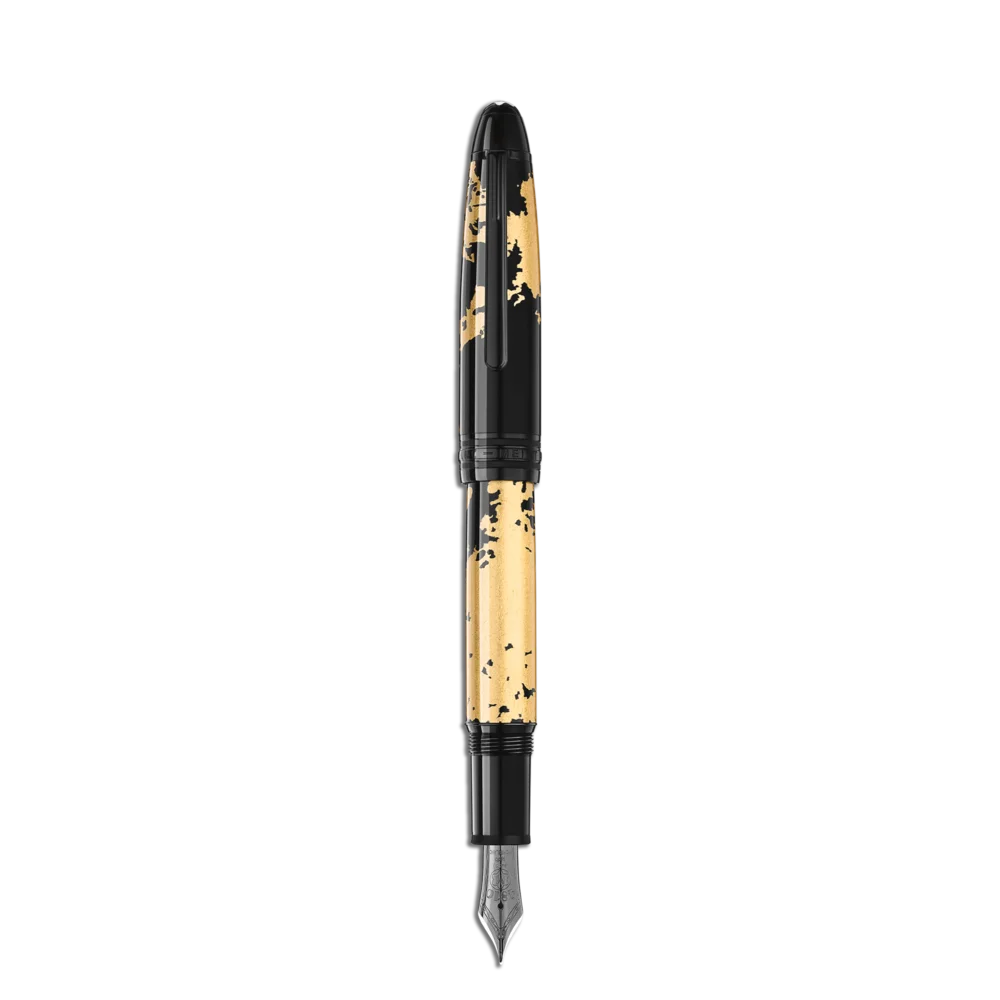 Montblanc® Meisterstück Solitaire Calligraphy Fountain Pen Gold Leaf