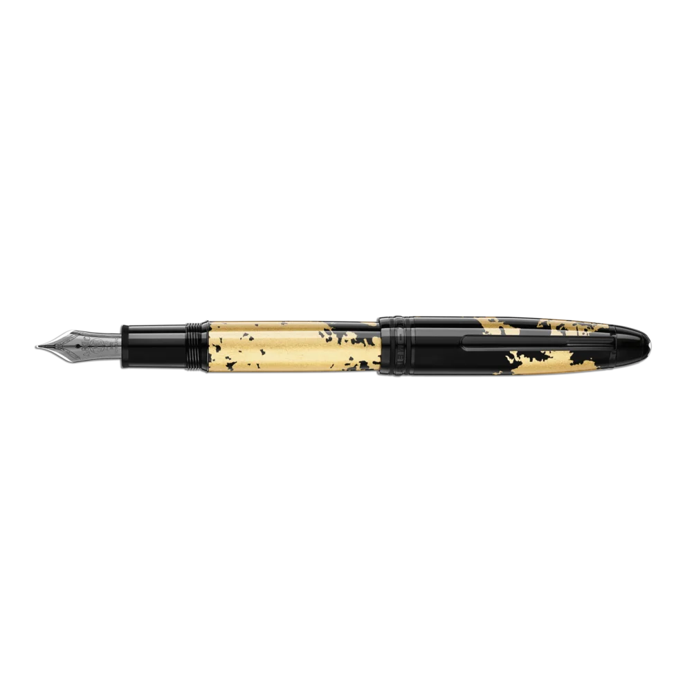 Montblanc® Meisterstück Solitaire Calligraphy Fountain Pen Gold Leaf