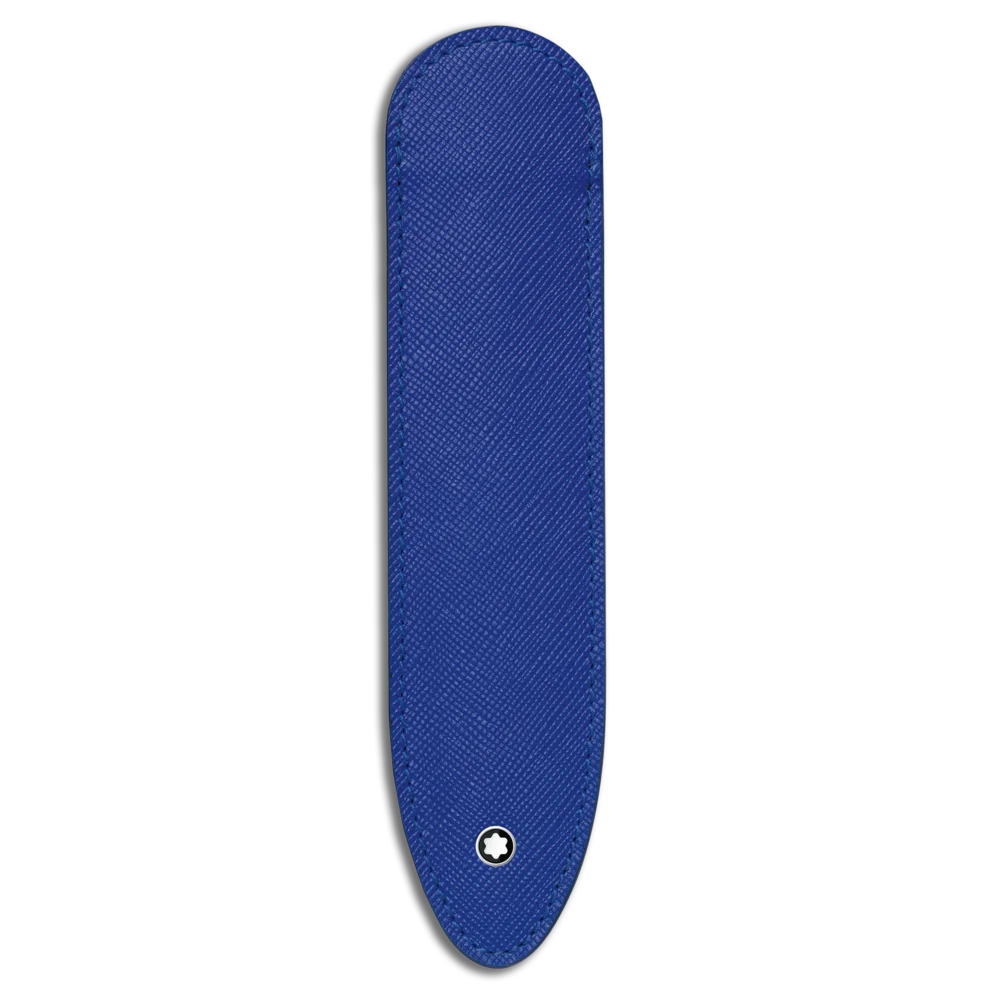 Hochwertiges Montblanc® Sartorial Etui Electric Blue – elegantes Schreibgeräte-Etui aus exklusivem Kalbsleder, langlebig und modern bei Montblanc Boutique Kitzbühel