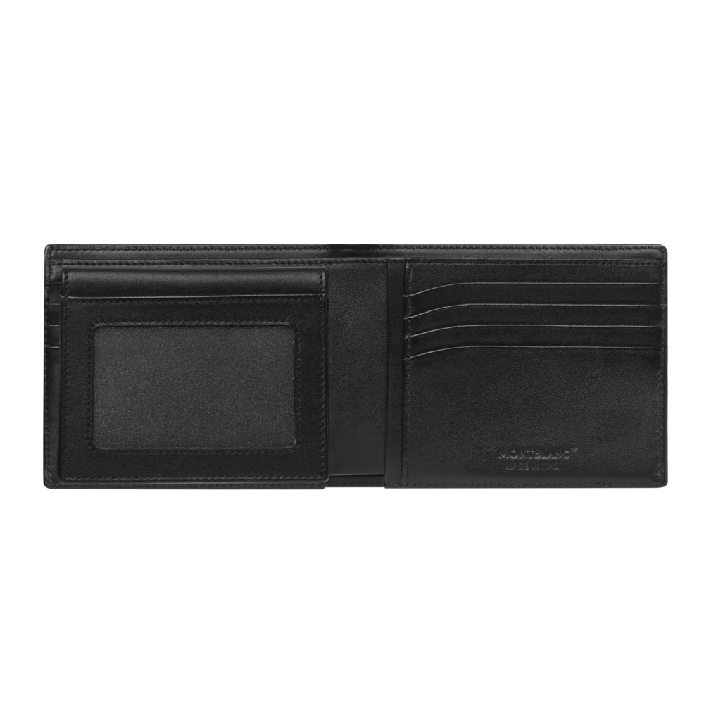 Montblanc Meisterstück Schwarz - Soft Grain Geldbörse 11 cc mit Sichtfach